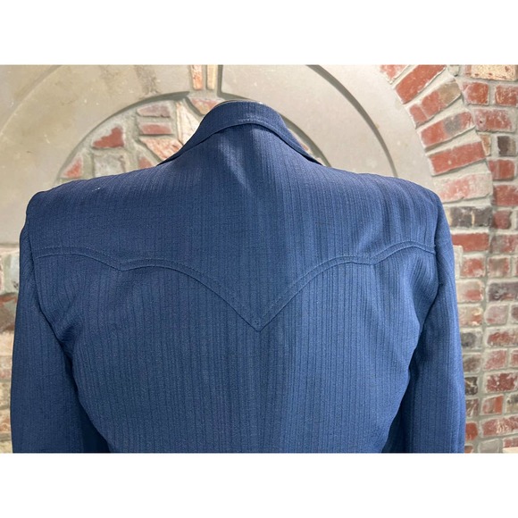 HbarC California rancher western Blazer navy blue - Picture 6 of 13